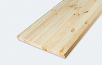 Мебельный щит 40*600*3000 ель площадка, сорт АВ на сайте Стройсервис
