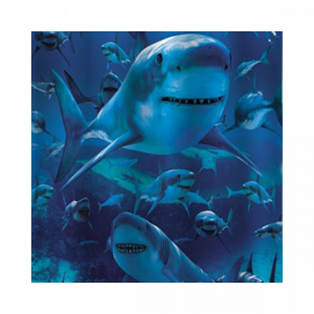 Штора для ванной комнаты "Акула" без колец  180*200 02-03 на сайте Стройсервис
