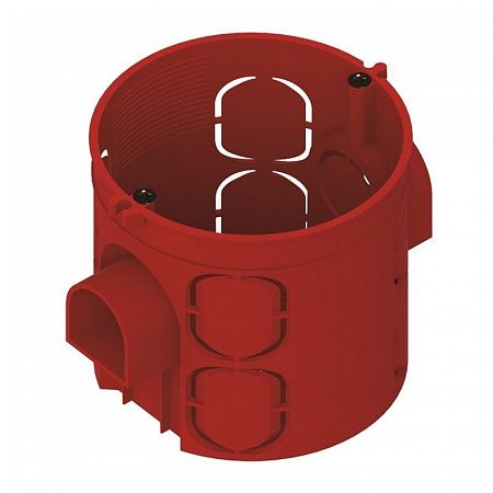 Коробка установочная СП д/бетона 68х42мм со стык. узлами красная HEGEL на сайте Стройсервис
