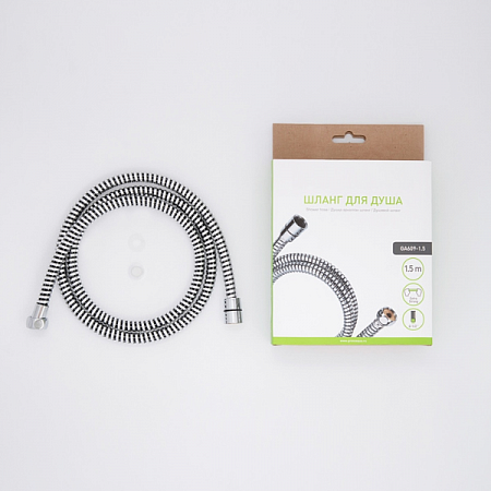 Шланг для душа GROSS AQUA ПВХ усиленный G609-1,5м
