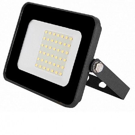 Прожектор светодиодный 50Вт IP65 6500К черный GTAB-50BT-IP65-6500 GENERAL на сайте Стройсервис
