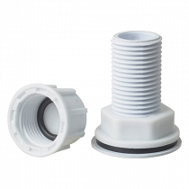 Врезка в бак пластик 1/2" с заглушкой на сайте Стройсервис
