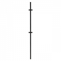 Столб с ушами высотой 2,3м, d=40мм, черный на сайте Стройсервис
