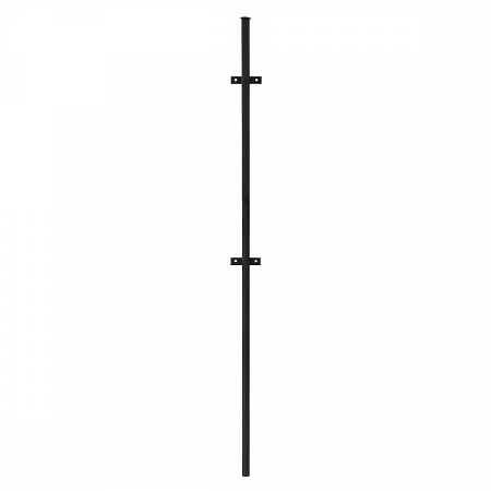 Столб с ушами высотой 2,3м, d=40мм, черный на сайте Стройсервис

