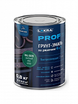 Грунт-эмаль PROF IT 4 в1 быстросохнущая Зеленый мох RAL 6005 0,8кг Лакра на сайте Стройсервис
