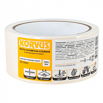 Скотч малярный 45мм*20м крепированная бумага (125 мкм) KORVUS на сайте Стройсервис
