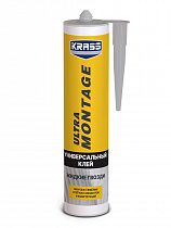 Жидкие гвозди Универсальный Krass Ultramontage 260мл белый на сайте Стройсервис
