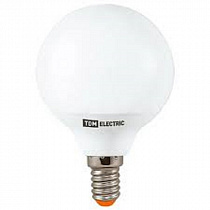 Лампа энергосберегающая ШАР большой 11Вт Е14 4000К 10000ч SQ0323-0160 TDM на сайте Стройсервис

