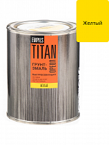 Грунт-эмаль быстросохнущая ОРЕОЛ TITAN матовая жёлтая RAL 1023 0.75 л 0.9 кг на сайте Стройсервис
