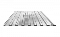 Профилированный лист С-20 3*1,15м RAL9006 Белый алюминий на сайте Стройсервис
