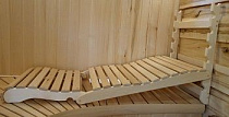 Лежак из липы на полок 1800*550*580мм  на сайте Стройсервис

