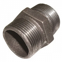 Ниппель соединительный Ду20 НР ч/м на сайте Стройсервис
