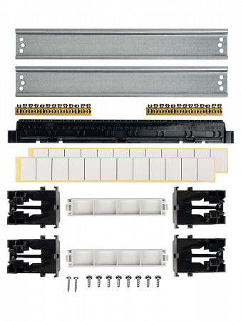 Бокс настенного монтажа 24мод. ЩРН-П-24 IP41TEKFOR черная прозрачная дверь TF5-KP12-N-24-41-K01-K03 (3)
