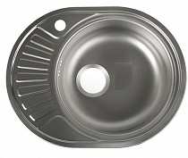 Мойка кухонная врезная 45х57 (б\с) правая L-457 на сайте Стройсервис
