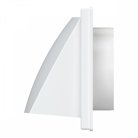 Решетка с обратным клапаном 1515К10ФВ D100 пластик белый ERA (1)