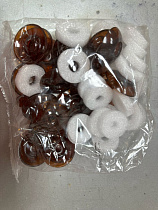 Термошайба ЯНТАРЬ  ТЕРРАКОТ    поликарбонат 1уп -25шт. на сайте Стройсервис
