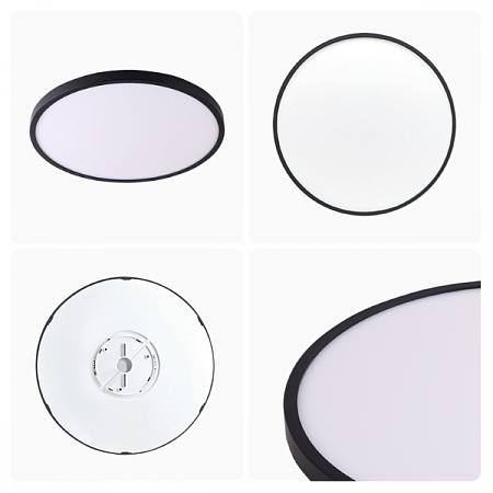 Светильник светодиод. декоративный SPIN 38W (3800lm) 4000K черный 18-137 APEYRON Electrics