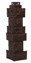 Угол наружный коричневый 485*144мм к ф/п "Камень дикий" FineBer (ФайнБир)