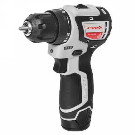 ИНТЕРСКОЛ Аккум. дрель ДА-10/12В (б/щет,2акк*2Ач Li-ion, 36Нм, кейс) 687.2.2.70 на сайте Стройсервис

