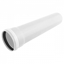 Труба канализационная БШ d 50мм х 2м ХЕМКОР  на сайте Стройсервис
