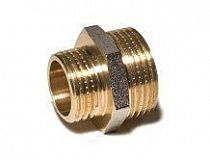 Ниппель переходной 3/4"х1/2" латунь никел. на сайте Стройсервис
