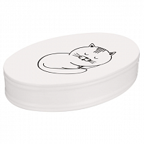 Мыльница "Happy Cats" настольная керамика FOR-HC036 на сайте Стройсервис
