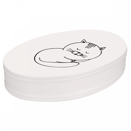 Мыльница "Happy Cats" настольная керамика FOR-HC036 на сайте Стройсервис
