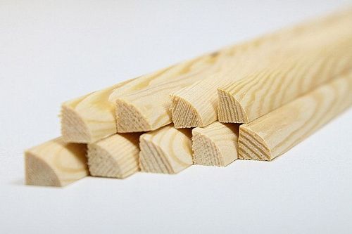 Штапик оконный 10*10мм *2,9м сосна, цельный, сорт Экстра на сайте Стройсервис
