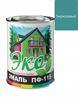 Эмаль ПФ-115 ЭКО бирюзовая фас. 0.8 кг на сайте Стройсервис
