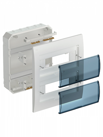 Бокс встраиваемый 24мод. белый ЩРВ-П-24 IP41 KREPTA 3 MKP12-V-24-40-10 IEK (1)