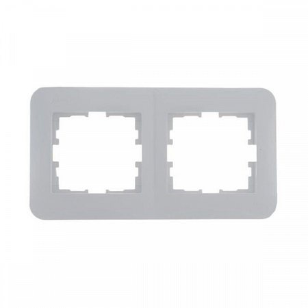 Рамка 2-м Karina Life горизонт. бел. LEZARD 708-0200-147 на сайте Стройсервис
