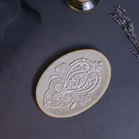 Мыльница ВаннДерБраун, полирезин, цвет беж/золото 60732 Master House (1)