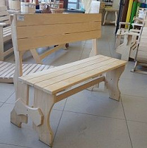 Скамейка "Боярин" 1200*500*900мм. липа на сайте Стройсервис
