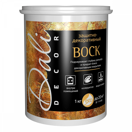 Воск защитно-декоративный DALI 1кг *6 на сайте Стройсервис
