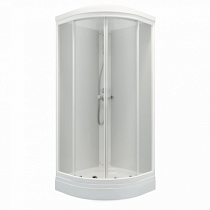 Душевая Кабина  "Вельвет" 90*90 А" 1/4 круга низкий поддон 7 мест+сифон на сайте Стройсервис
