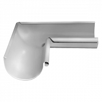 Угол желоба внутренний GRANDLINE OPTIMA 125/ 90 RAL9003  на сайте Стройсервис
