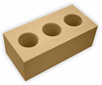 Кирпич силикатный утолщенный лицевой пустотелый "Жёлтый" М 200 К/У на сайте Стройсервис
