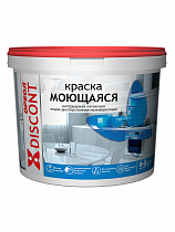 Краска "ОРЕОЛ" интерьерная моющаяся водно-дисперсионная полиакриловая белая матовая "ДИСКОНТ" 6,5 кг на сайте Стройсервис
