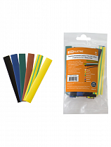 Набор трубок термоусадочных ТУТ 8/4 (7 цв. по 3шт/10см) TDM на сайте Стройсервис
