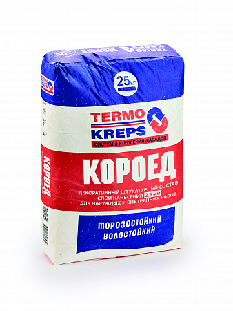 Штукатурка фактурная TERMOKREPS Короед 2,5 мм 25кг на сайте Стройсервис
