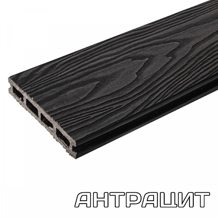 Террасная доска 3D ДПК 25*150*3000/4000/6000мм. Венге, Антрацит (2)
