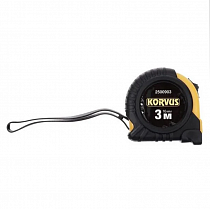2500903 Рулетка  3м х 16мм, обрезиненный корпус, KORVUS на сайте Стройсервис
