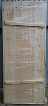 Дверь банная клиновая 1600*800*90 (130)мм сосна, класс А на сайте Стройсервис

