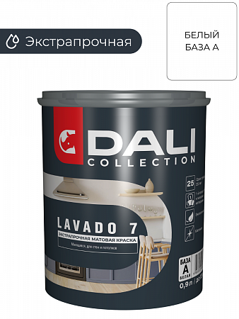Краска Dali Collection LAVADO 7 - 0,9 л. База А - краска для стен и потолков на сайте Стройсервис
