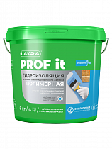 Гидроизоляция (мастика) Лакра PROF IT полимерная 6кг  на сайте Стройсервис
