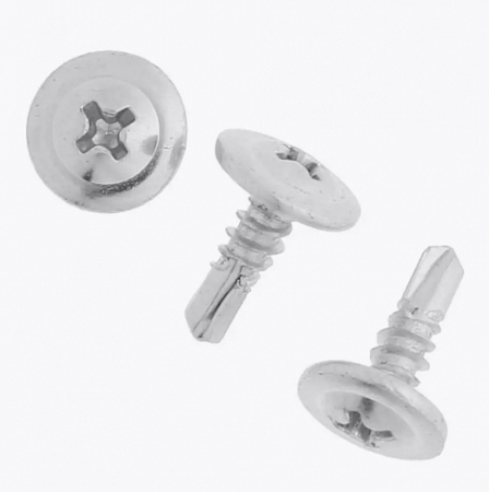 Саморез с прессшайбой TUNDRA krep сверлоконечный  4,2х13мм., цинк на сайте Стройсервис
