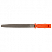 Напильник плоский 200мм с пласт. ручкой на сайте Стройсервис
