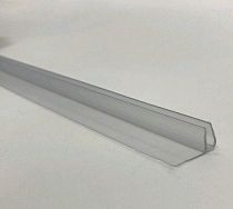 Уплотнитель под стекло 4мм. F-образный 2м  UPL-4 на сайте Стройсервис
