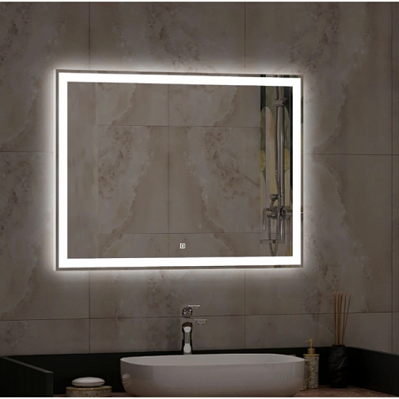 Зеркало Mercury LED 800*600 с сенсором 3ЛП571 Агава на сайте Стройсервис
