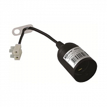 Патрон Е27 термостойкий пластик подвесной черный с клеммной колодкой TDM на сайте Стройсервис
